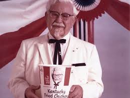 Portrait of Colonel Harland Sanders.